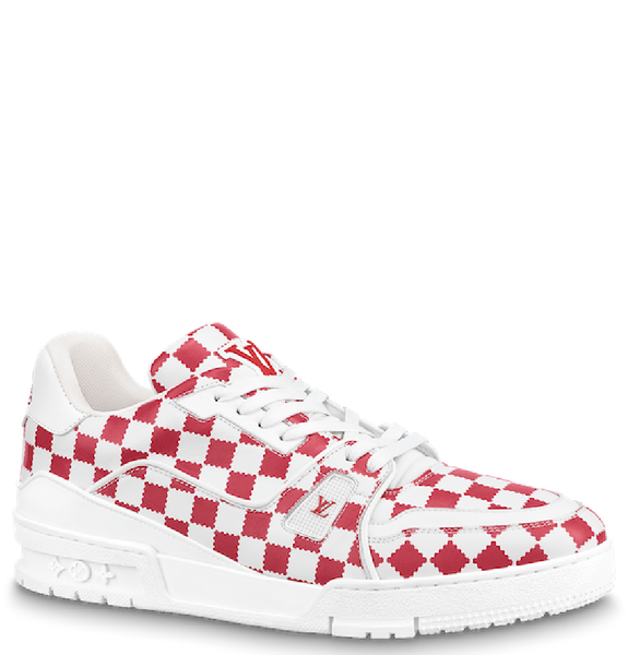  Giày Nam Louis Vuitton LV Trainers 'Red' 