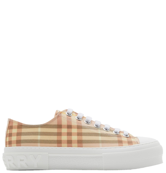  Giày Nữ Burberry Check Sneakers 'Teacup' 