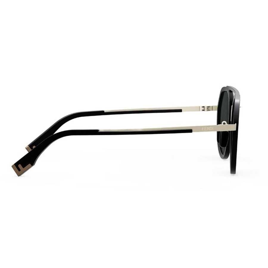 FENDI フェンディ サングラス FE40040U 02C Sunglasses Fendi® FE40040U Round Sunglasses - EuroOptica