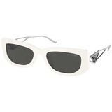  Kính Nữ Prada Eyewear Logo 'White' 
