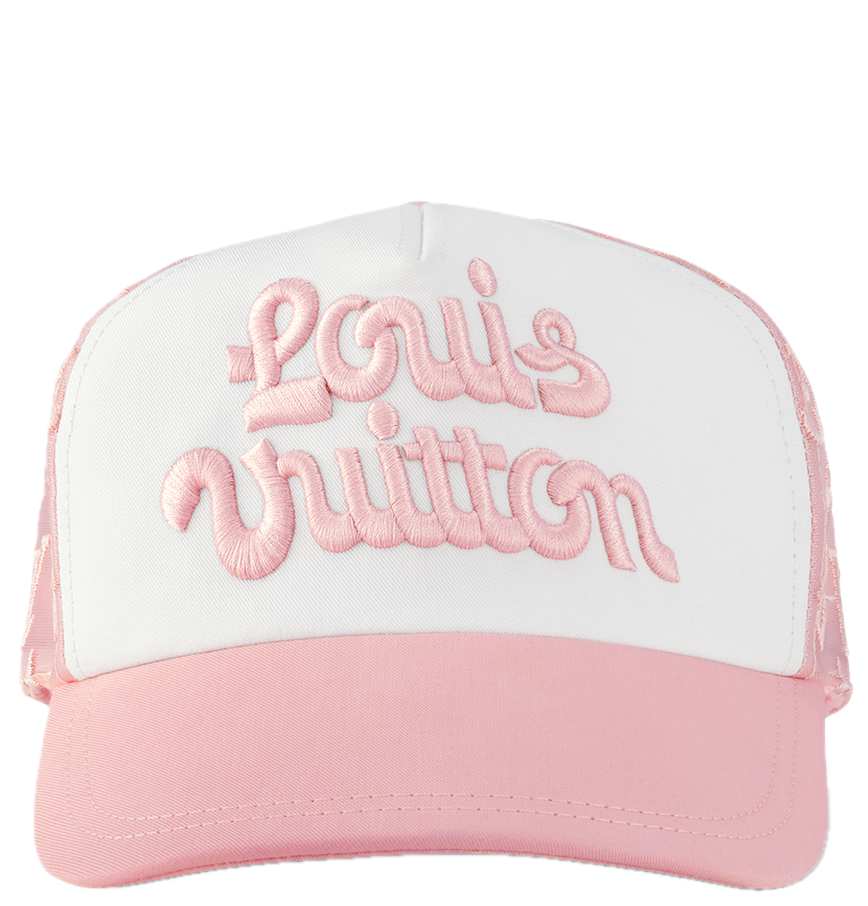  Mũ Louis Vuitton Mesh Signature Cap 'Pink' 