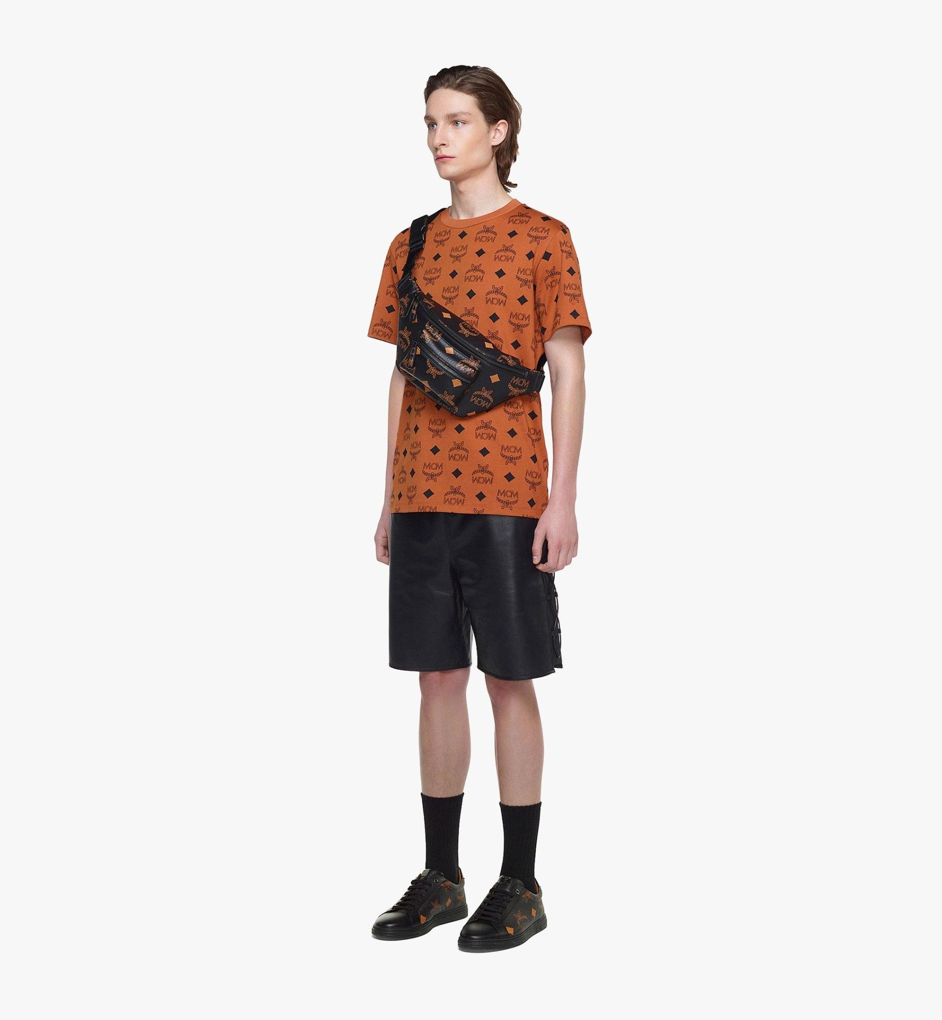  Túi MCM Fursten Belt Bag 'Black' 