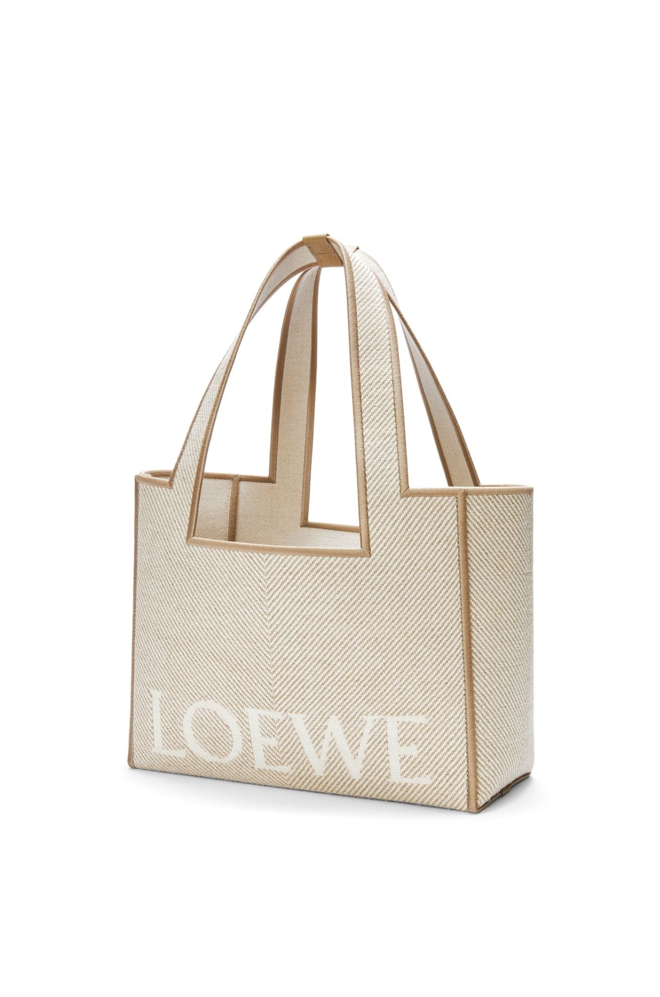  Túi Nữ Loewe Medium Font Tote 'Ecru' 
