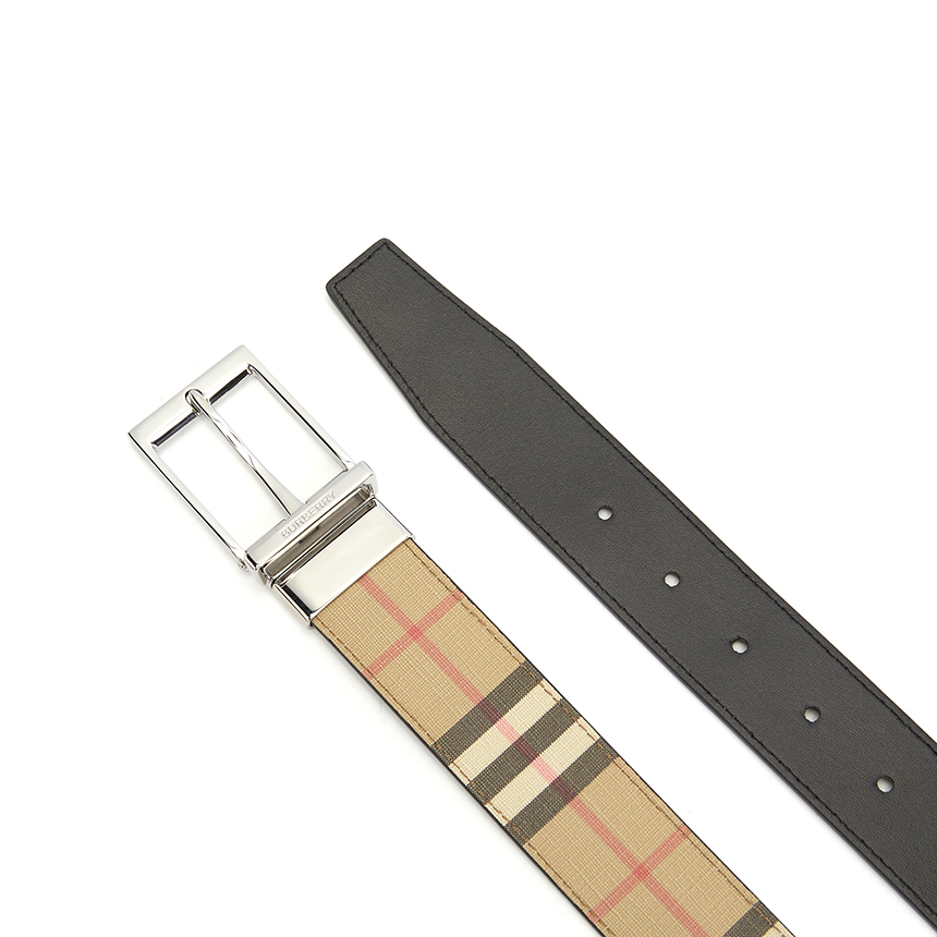  Thắt Lưng Nam Burberry MB Louis35 RVS 'Brown' 