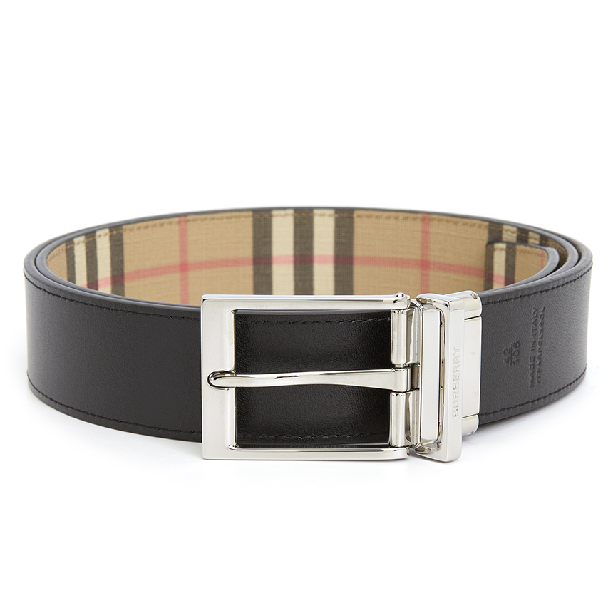  Thắt Lưng Nam Burberry MB Louis35 RVS 'Brown' 