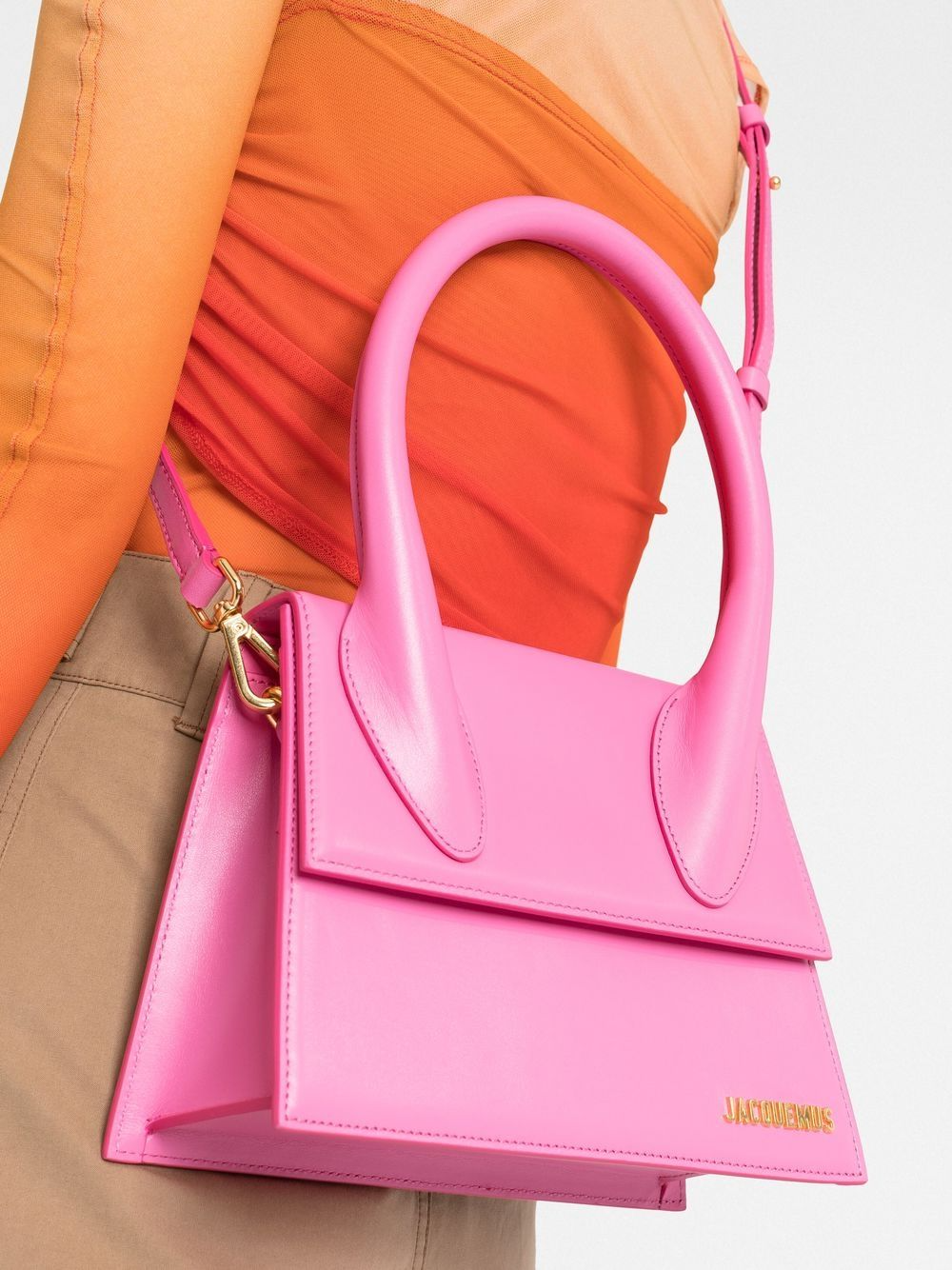  Túi Jacquemus Nữ Le Chiquito 'Pink' 