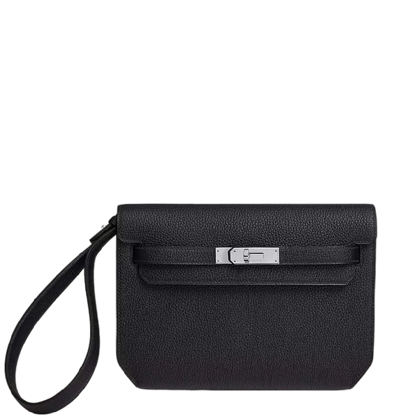  Túi Nam Hermes Pochette Kelly 'Black' 