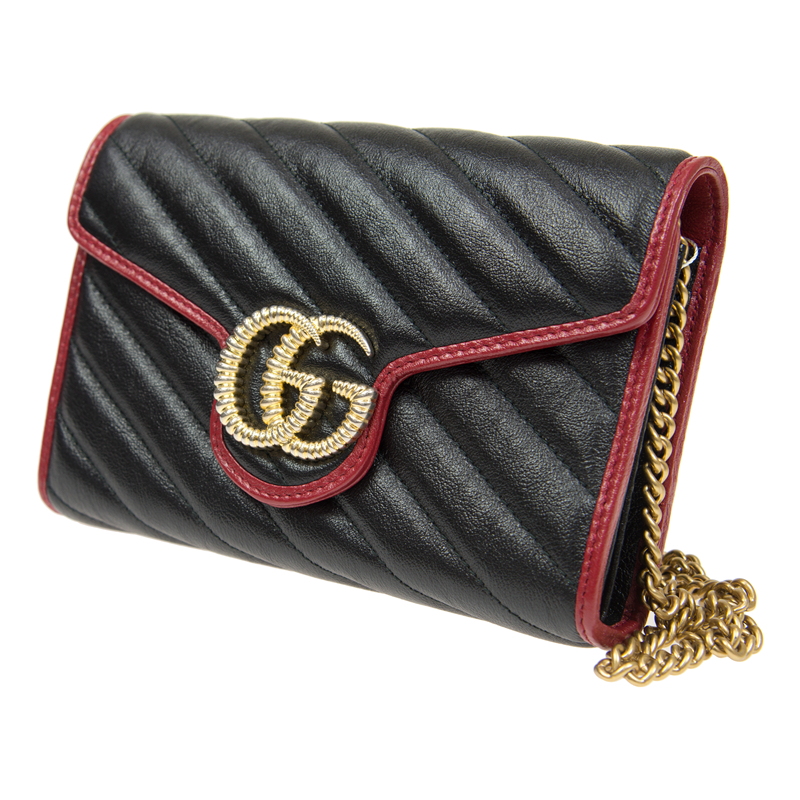 Túi Nữ Gucci Marmont 'Red Black' 573807-0OLFX-8277 – LUXITY