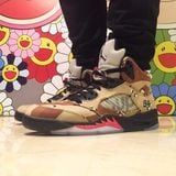  Giày Nike Air Jordan 5 Retro Supreme 'Desert Camo' 