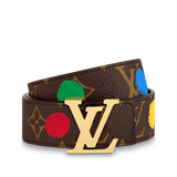  Thắt Lưng Nữ Louis Vuitton X YK LV Initials 30mm Reversible Painted Dots Belt 'Multicolor' 