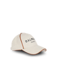  Mũ Nữ Balmain Cotton B-army With Balmain Logo 'White' 