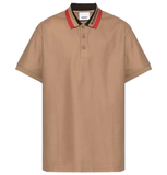  Áo Nam Burberry Edney Cotton Piqué Polo 'Camel' 