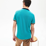  Áo Nam Lacoste Contrast Cotton Polo 'Blue' 