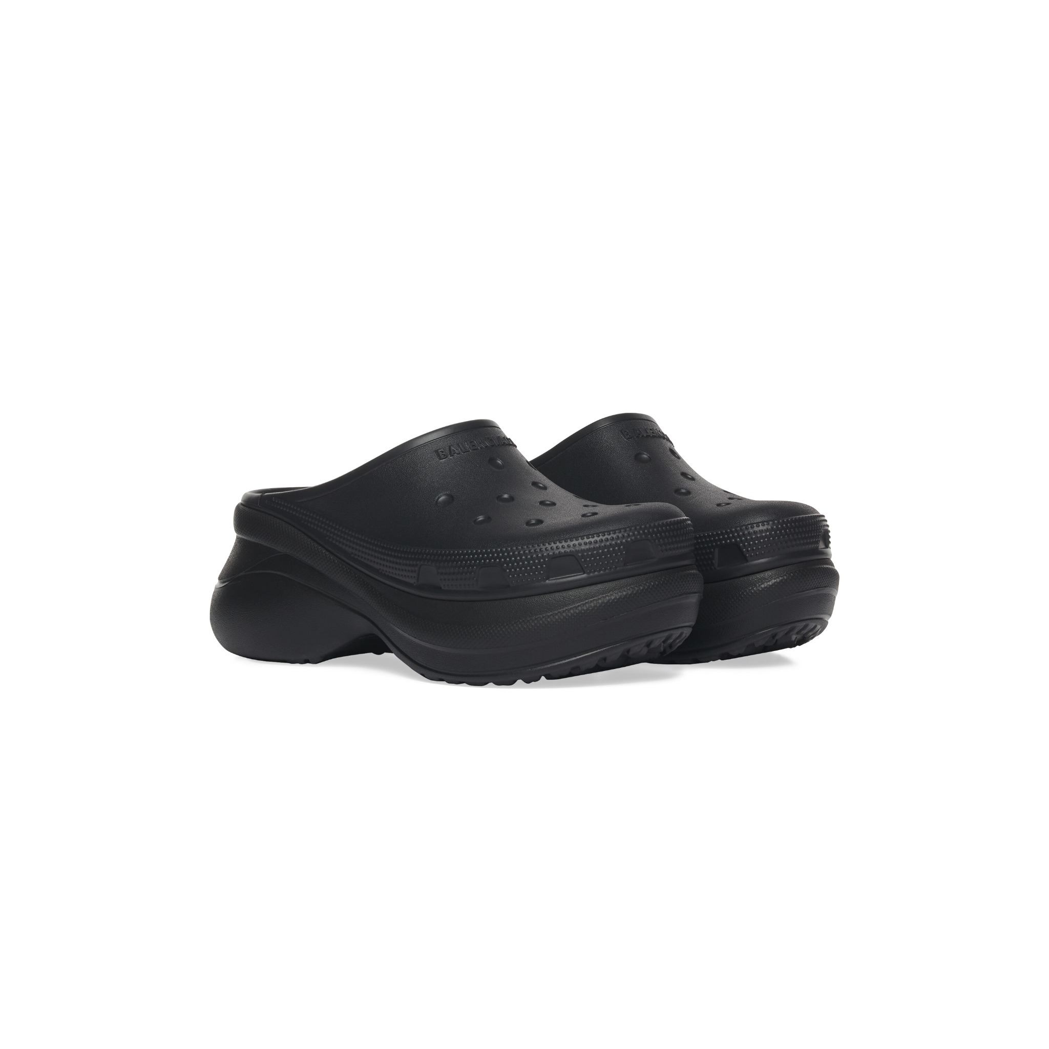 Dép Nam Balenciaga Crocs Mule 'Black' 720857W1S8E1000 – LUXITY
