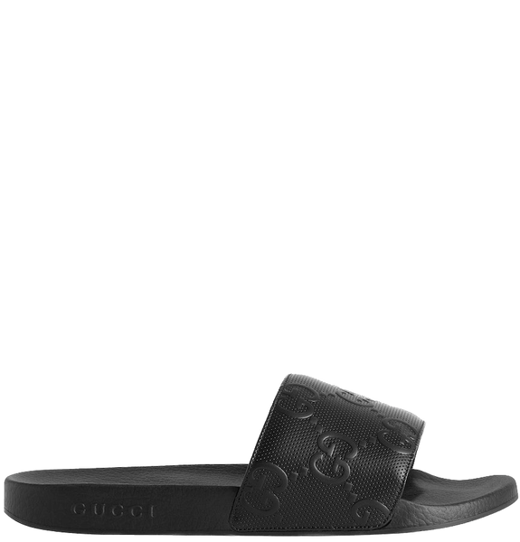  Dép Nam Gucci GG Slide Sandal 'Black' 