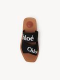  Dép Nữ Chloe Woody Heeled Mule 'Black' 