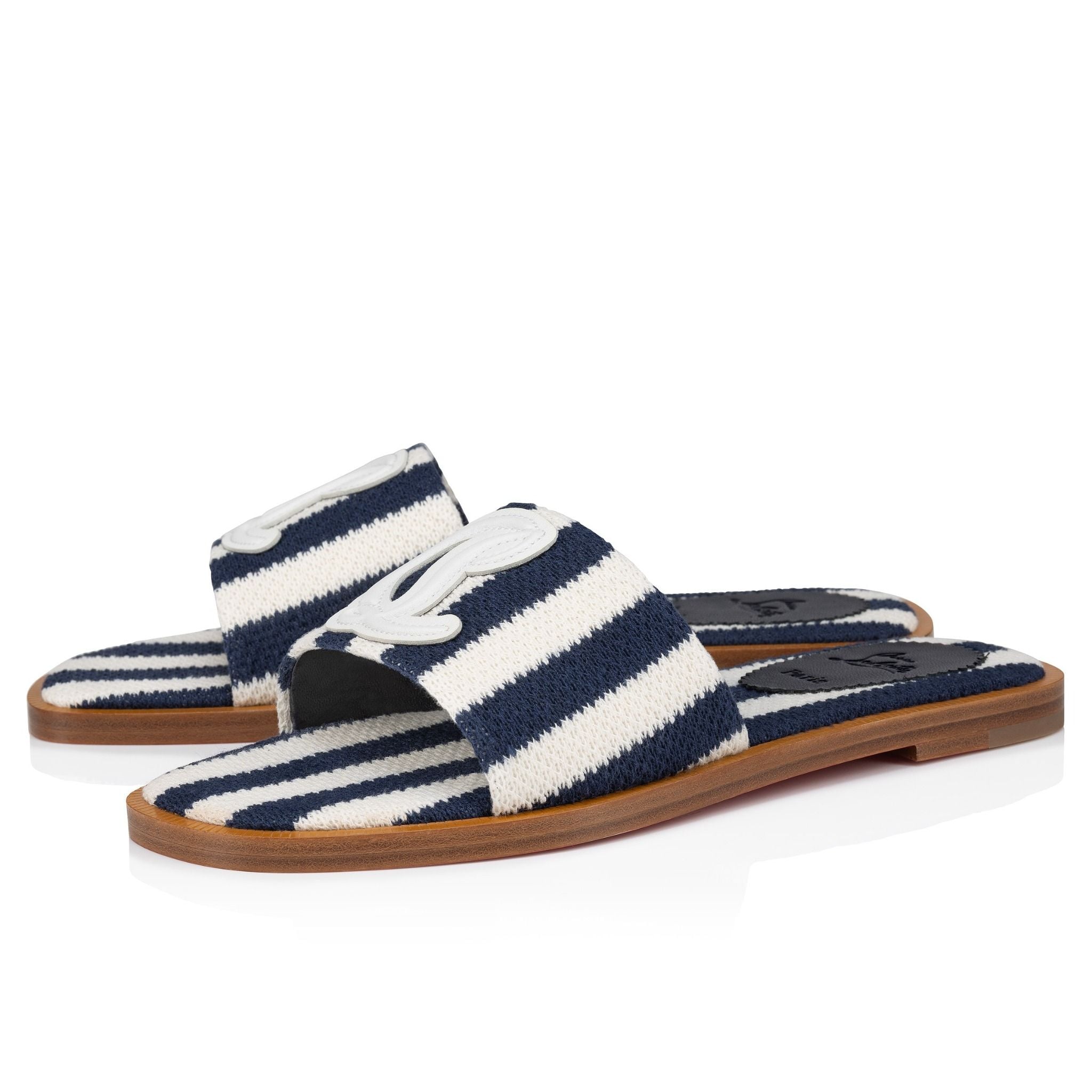  Dép Nữ Christian Louboutin CL Mule 'Blue' 