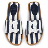  Dép Nữ Christian Louboutin CL Mule 'Blue' 