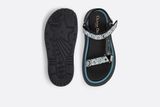  Dép Nữ Dior D-wave Sandal 'Denim Blue' 