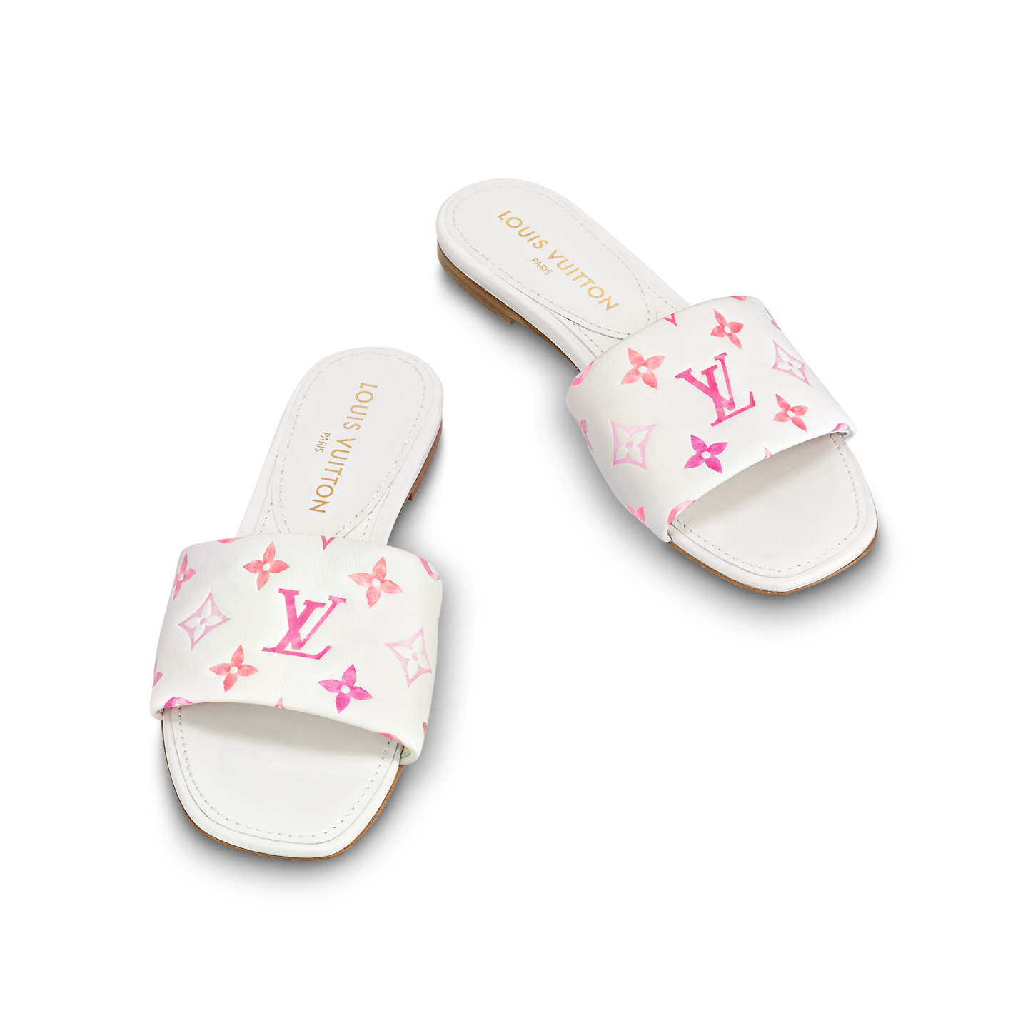 Revival Mule Mules Rose Poudre Louis Vuitton Calfskin Monogram