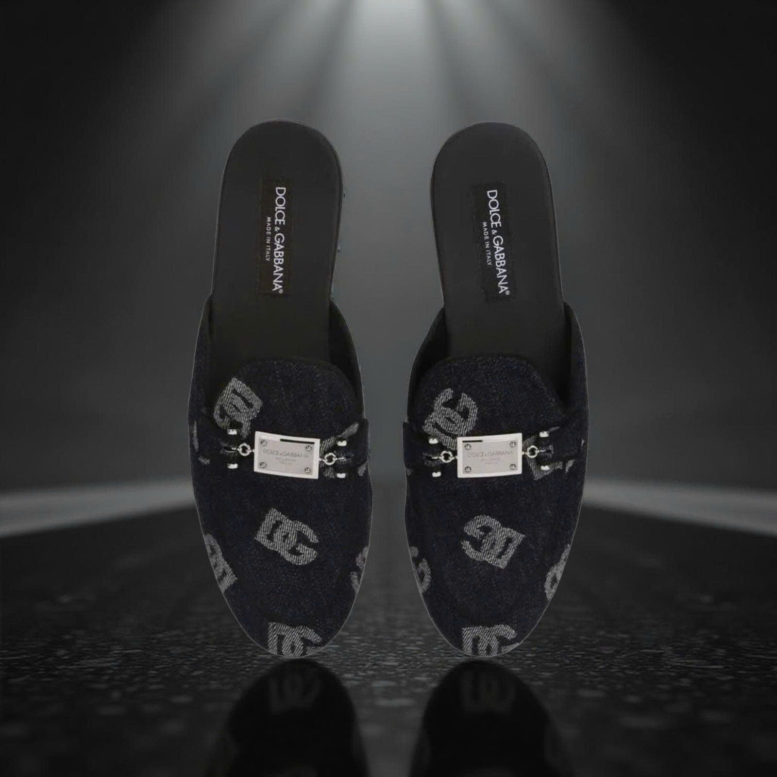  Giày Dolce & Gabbana D&G Denim 'Black' 