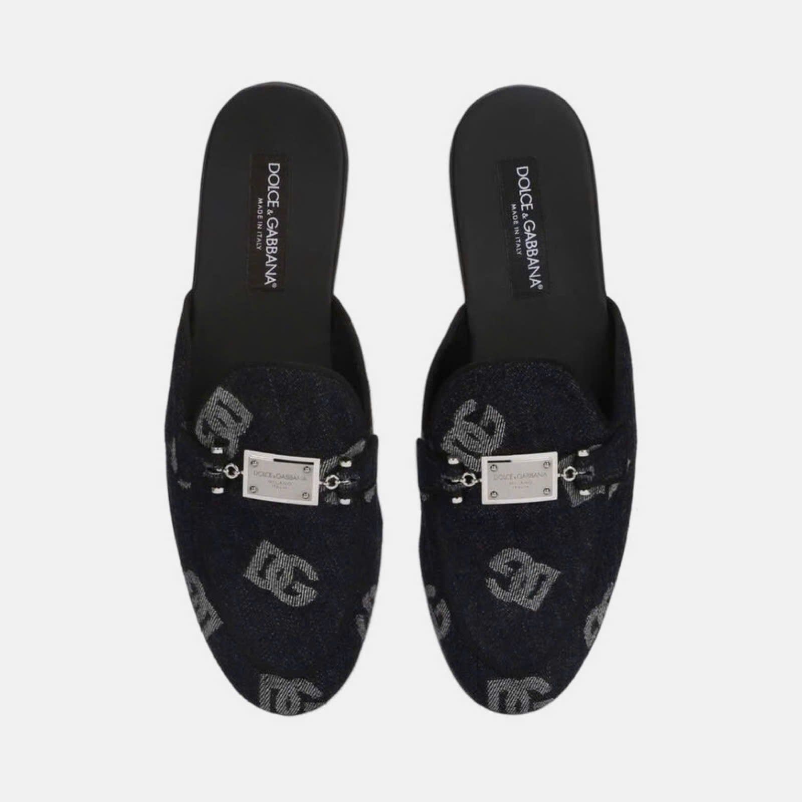  Giày Dolce & Gabbana D&G Denim 'Black' 