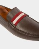  Giày Nam Bally Pearce Leather Drivers 'Brown' 