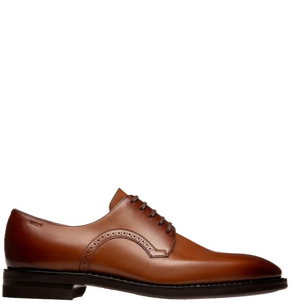  Giày Nam Bally Scrivani Leather Derbies 'Brown' 