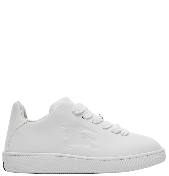  Giày Nam Burberry Leather Box Sneakers 'White' 