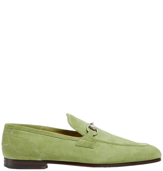  Giày Nam Gucci Jordaan Loafer 'Green' 