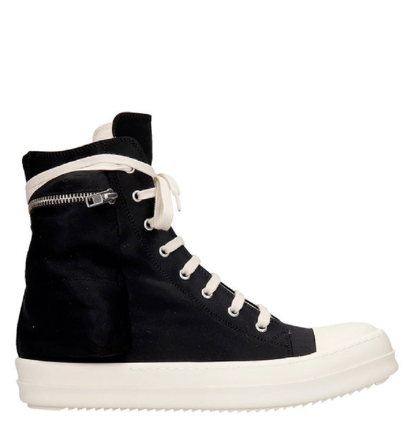  Giày Nam Rick Owens High Top Sneakers 'Black' 