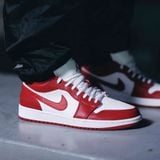  Giày Nike Air Jordan 1 Low 'Gym Red White' 