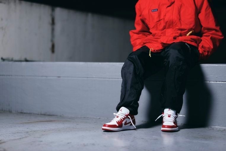  Giày Nike Air Jordan 1 Low 'Gym Red White' 