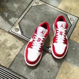  Giày Nike Air Jordan 1 Low 'Gym Red White' 