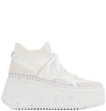  Giày Nữ Chloe Nama Wedge Sneaker 'White' 
