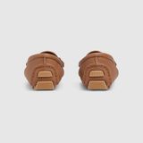  Giày Nữ Gucci Driver Loafer 'Brown' 