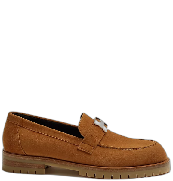  Giày Nữ Hermes Faubourg Loafer 'Naturel' 