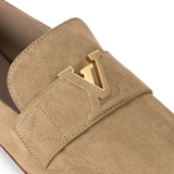  Giày Nữ Louis Vuitton LV Capri Loafers 'Beige' 