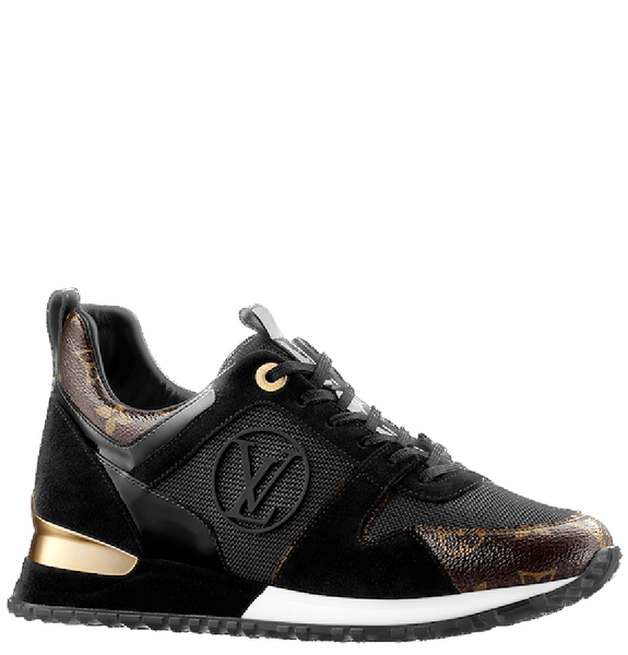  Giày Nữ Louis Vuitton Runn Away Trainers 'Black' 