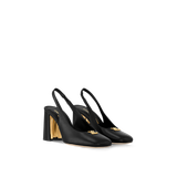  Giày Nữ Louis Vuitton Swing Slingbacks 'Black' 