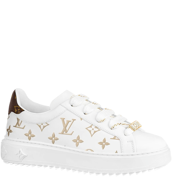  Giày Nữ Louis Vuitton Time Out Trainers 'Gold' 