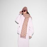  Khăn Gucci GG Cashmere Shawl 'Brown' 