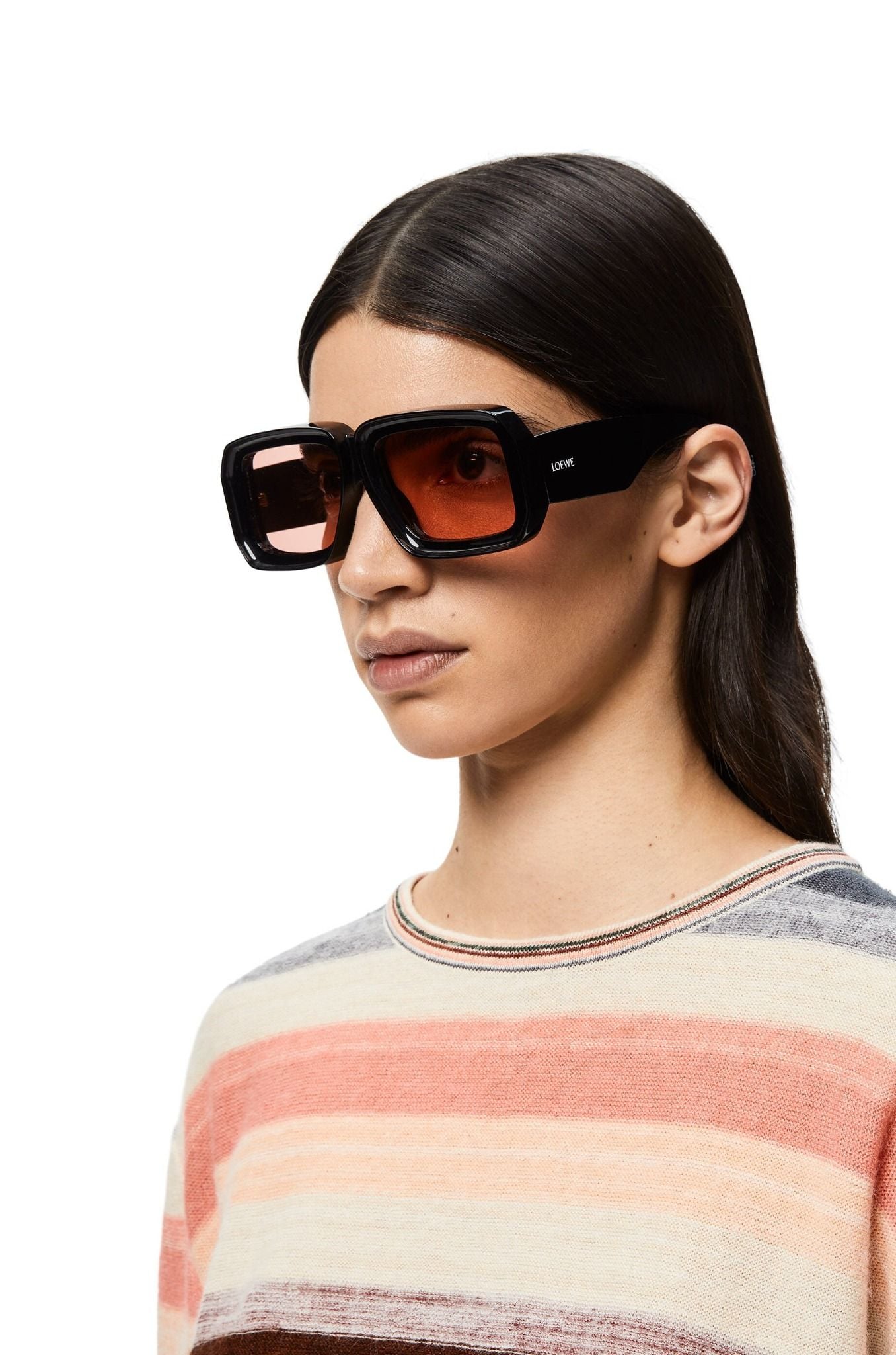 Kính Loewe Paula's Ibiza Dive 'Shiny Black' G616446X01-1670 – LUXITY