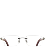  Kính Nam Cartier C Decor Eyeglasses 'Brown' 