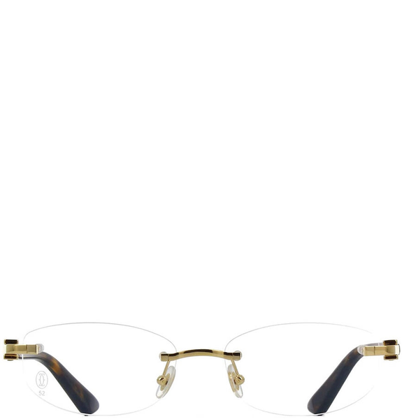  Kính Nam Cartier C Decor Eyeglasses 'Brown' 