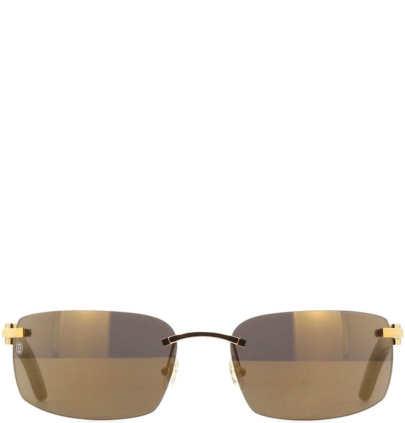  Kính Nam Cartier C Decor Sunglasses 'Brown' 