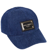  Mũ Dolce & Gabbana Denim Tag Gold 'Blue' 