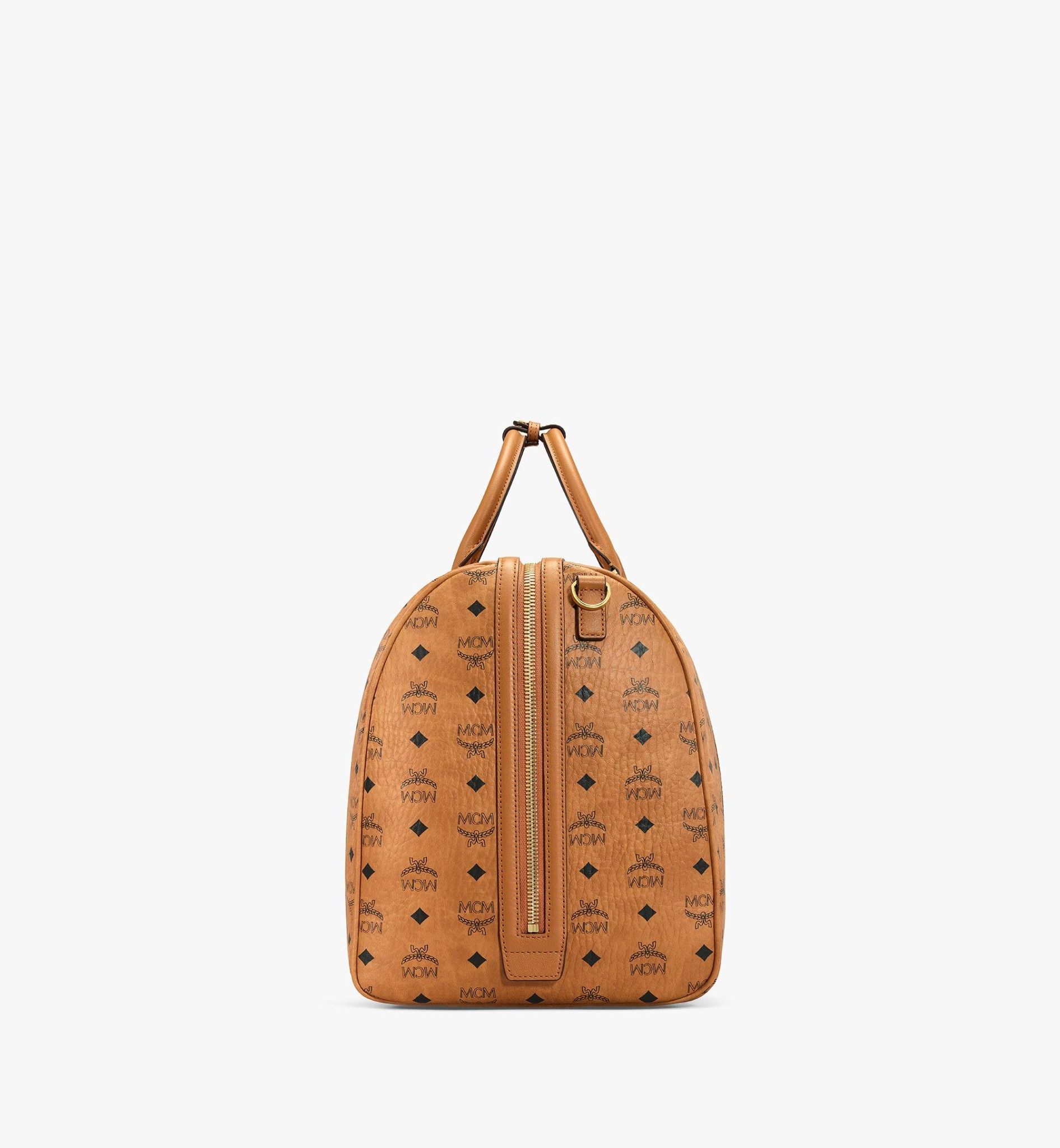  Túi MCM Ottomar Weekender Bag 'Cognac' 