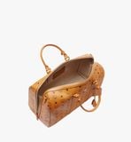  Túi MCM Ottomar Weekender Bag 'Cognac' 