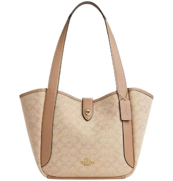  Túi Nữ Coach Tote Hadley Turnlock 'Natural' 